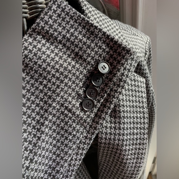 ✨NWOT LOFT Houndstooth Blazer Sz 12 AND Sz 14 - CUTE!! - Picture 5 of 16